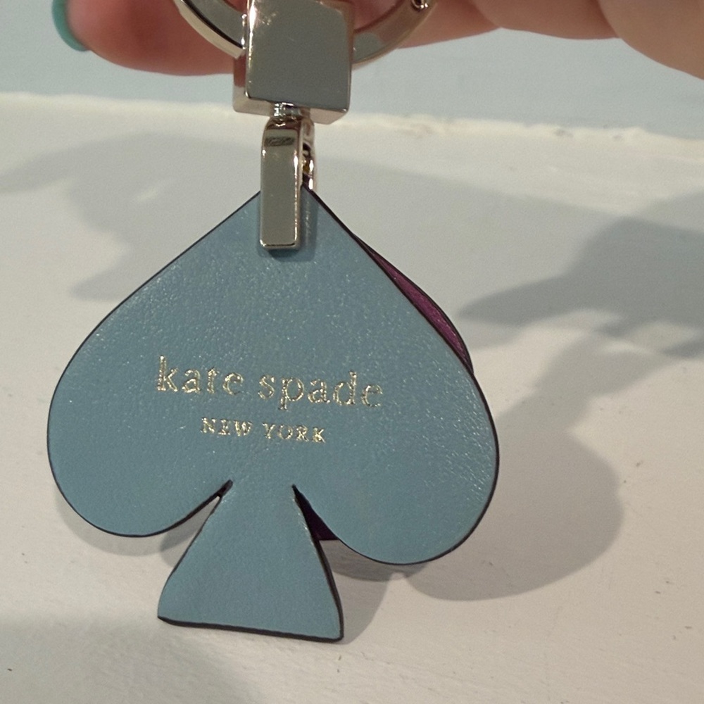 KATE SPADE Spade Keychain/Fob EUC - Picture 2 of 5
